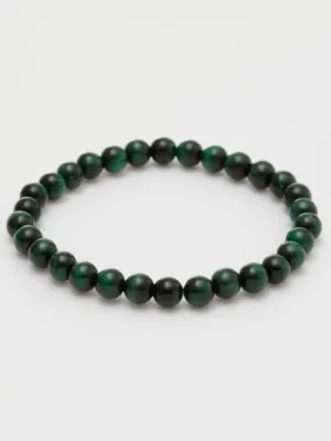 3A Grade 6mm Green Tiger Eye Bracelet