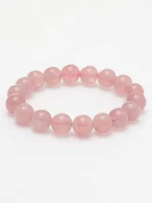 4A Grade 10mm Madagascar Rose Quartz Bracelet