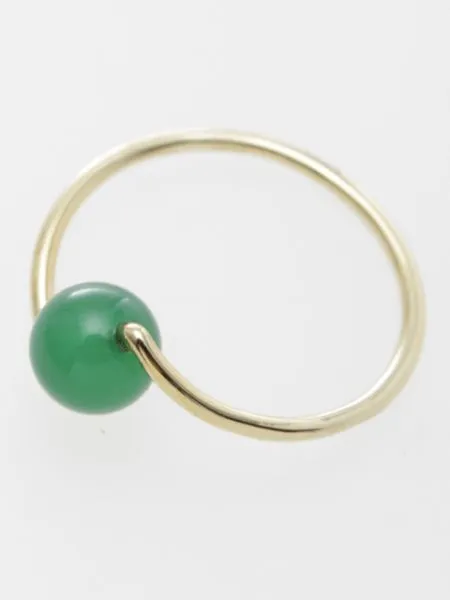6mm Gemstone Curvy Ring