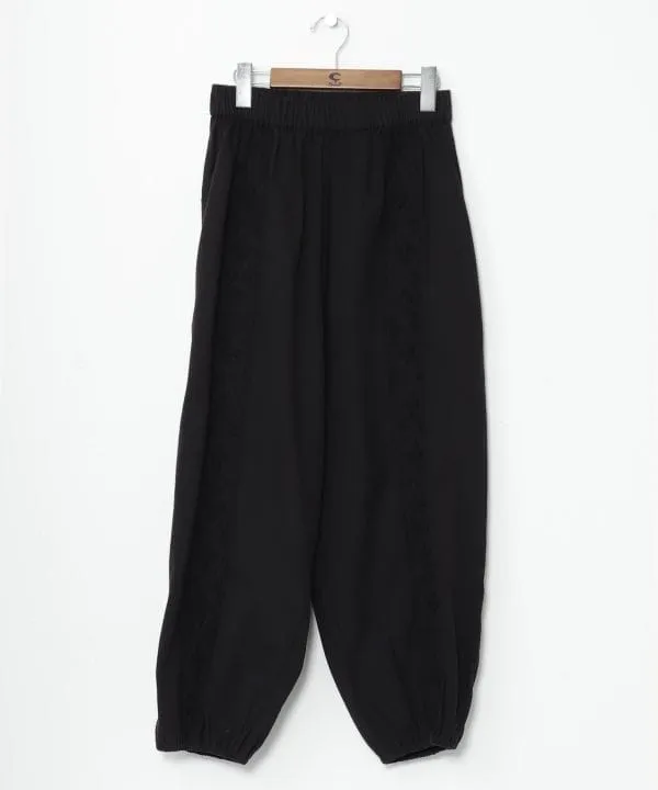 Acid Wash Cotton Volume Pants