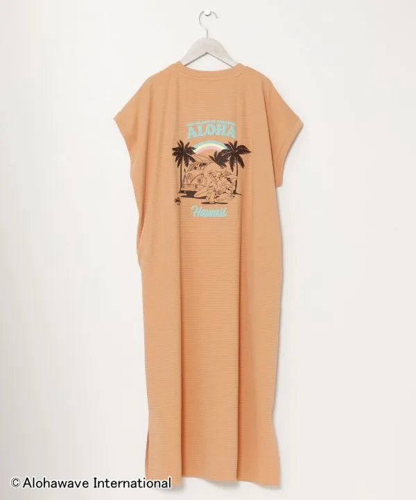 ALOHA MAPUA Waffle Graphic Dress