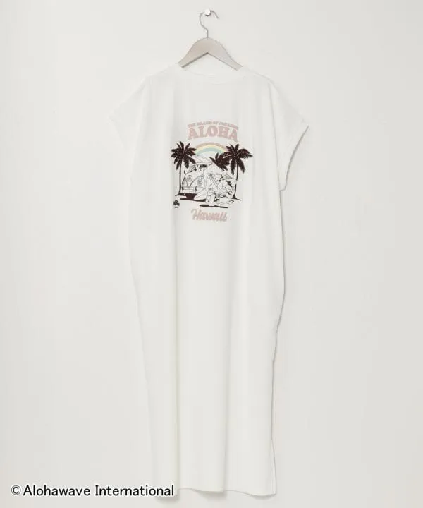 ALOHA MAPUA Waffle Graphic Dress