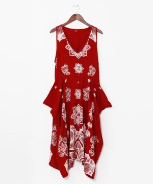 Amina x VORRUK Asymmetry Sleeveless Dress