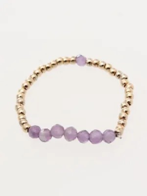 Beaded Gemstones Ring