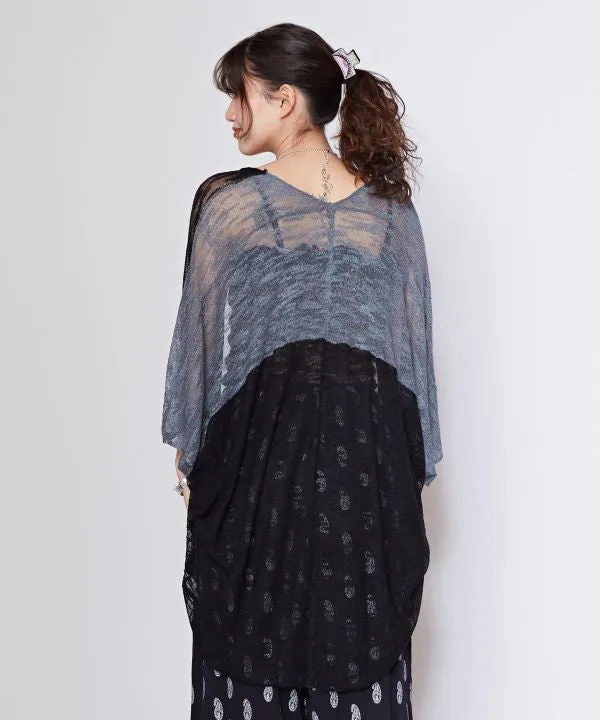 Bi Color Nep Cardigan