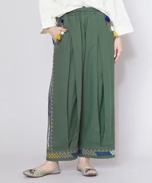 Bohemian Barrel Leg Pants