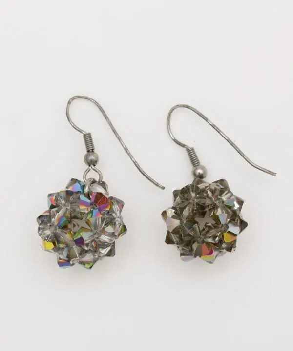 Czech Glass Ball Earrings