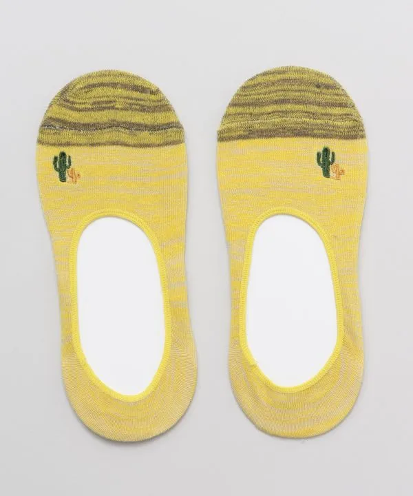 Embroidered Symbol Low Cut Socks 23-25cm