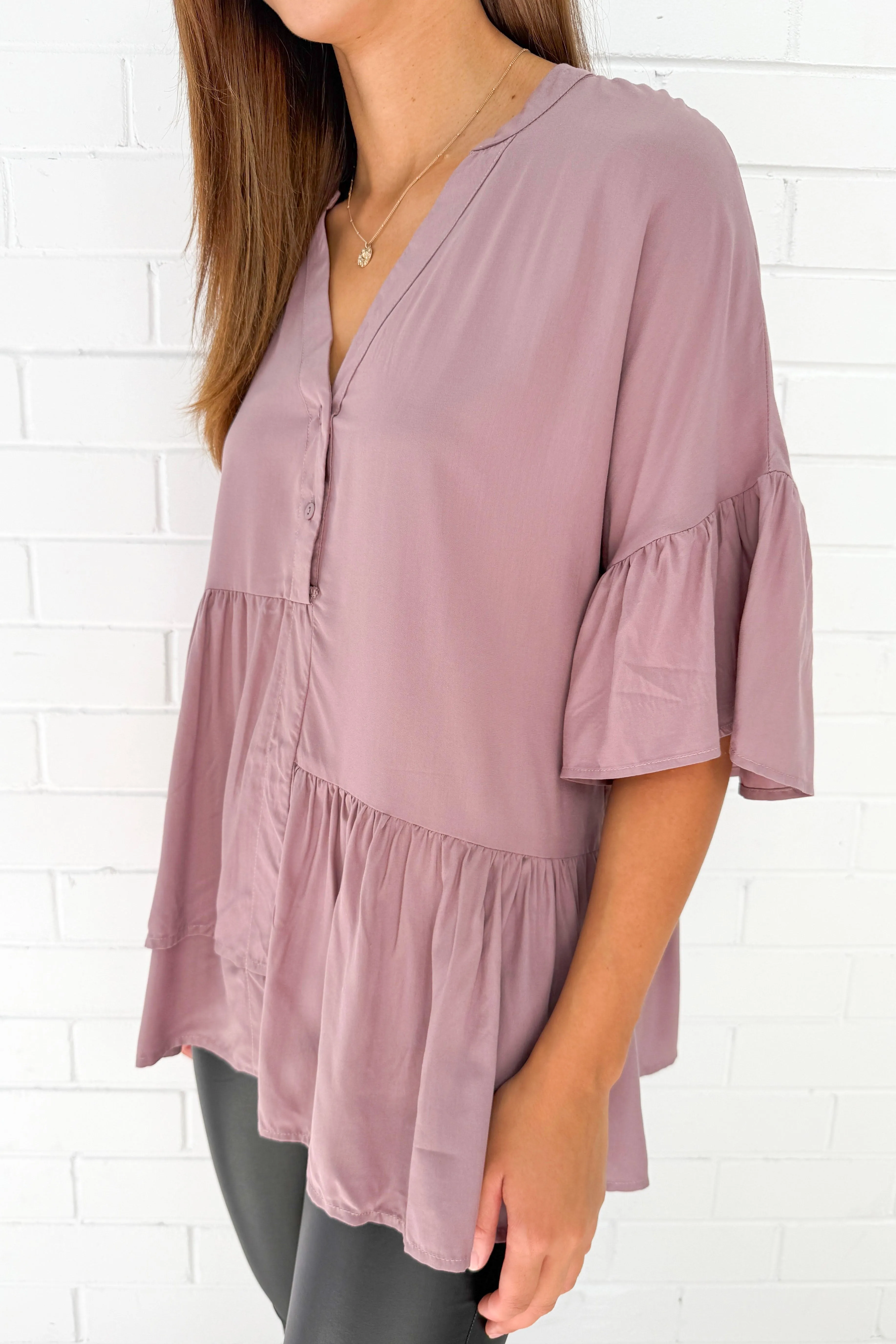 Evie Top - Plain Colours