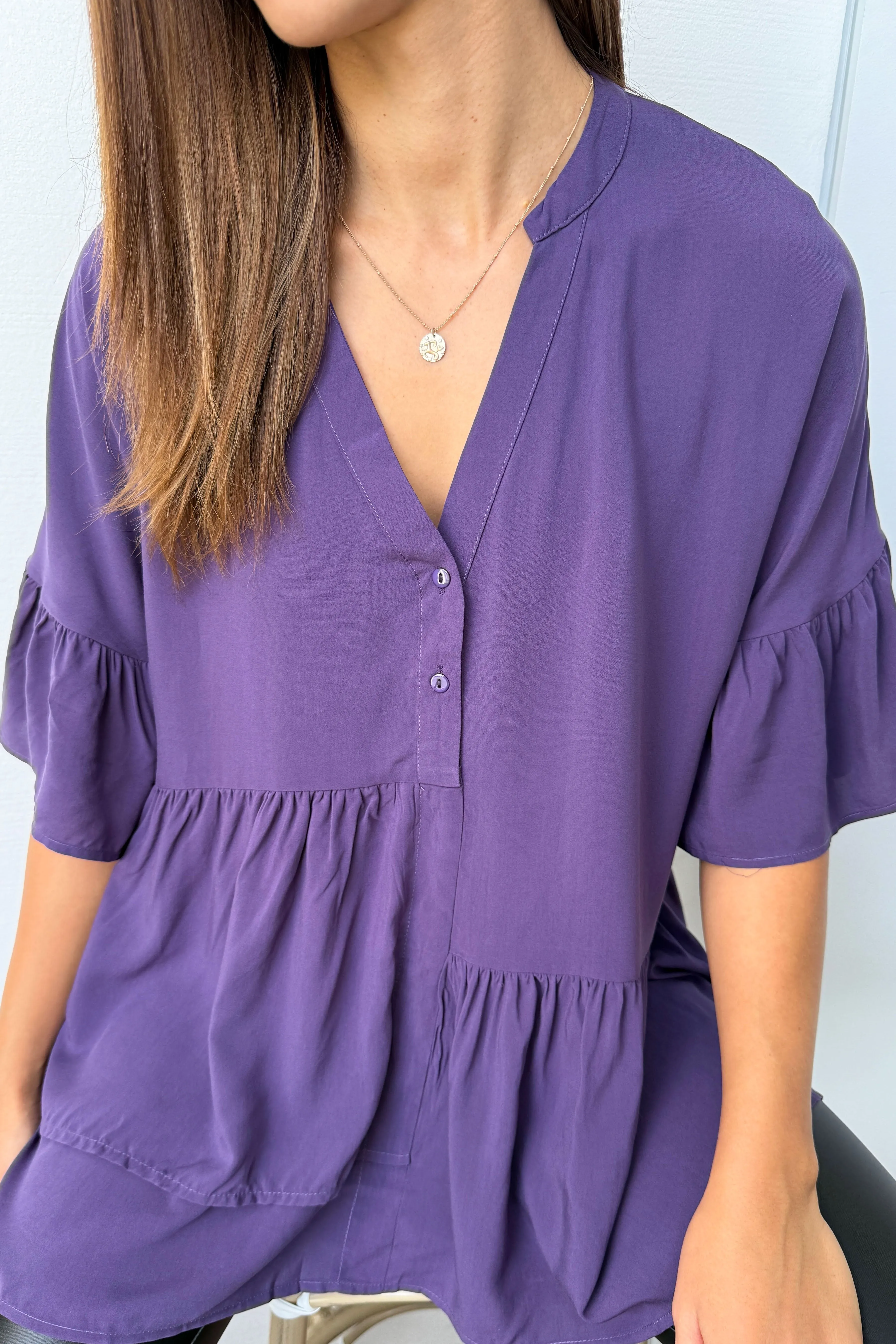 Evie Top - Plain Colours