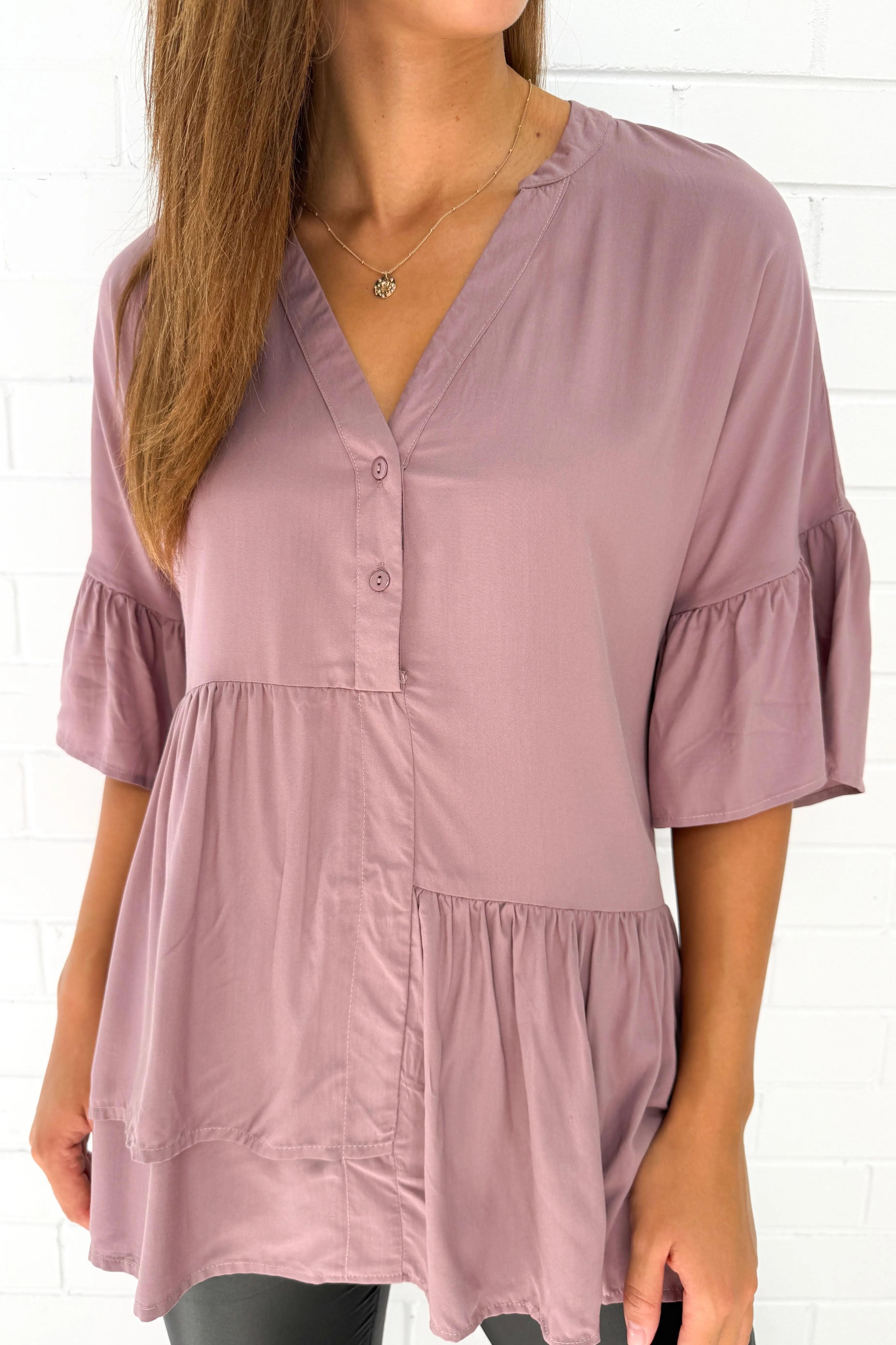 Evie Top - Plain Colours