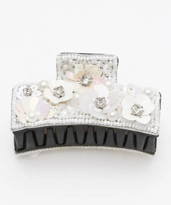 Floral Beads Hair Clip