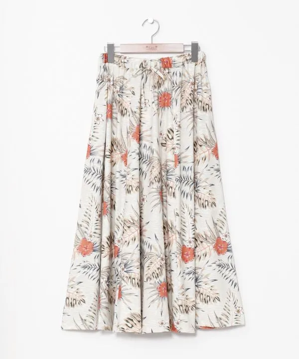 Floral Long Skirt