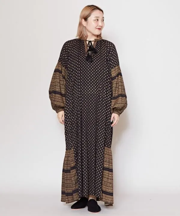 Foil Print Dress