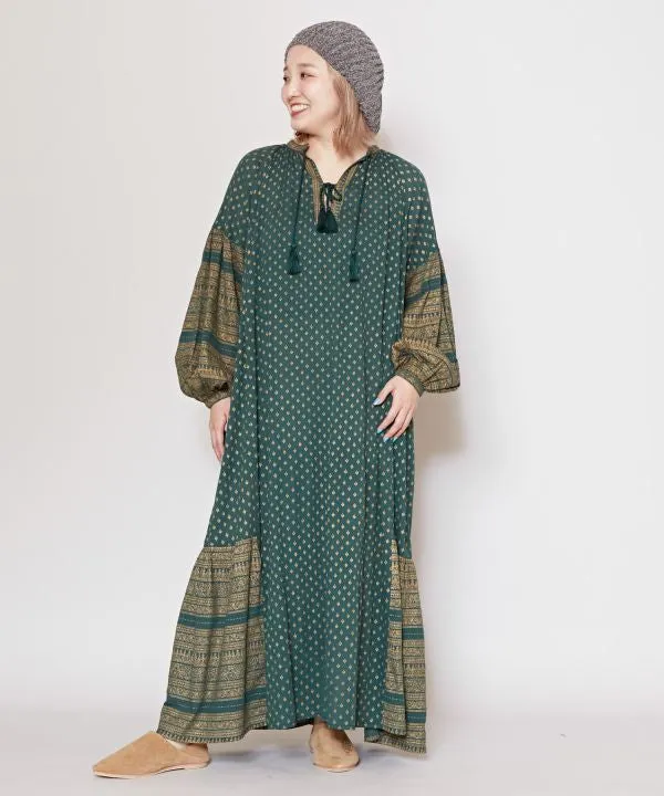 Foil Print Dress