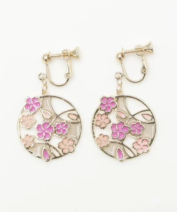 Four Seasons Clip Earrings
