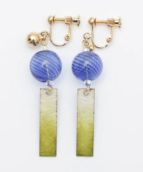 FURIN Wind Chime Clip Earrings