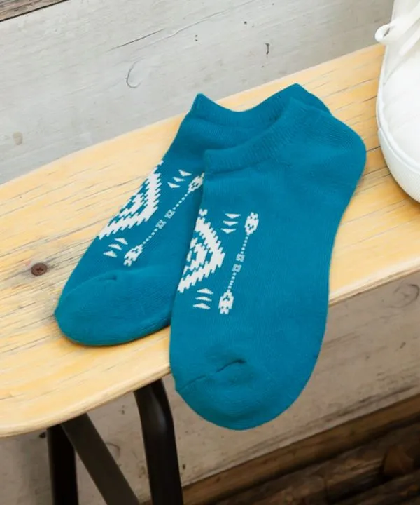 Geometric Pattern Ankle Socks 23-25cm