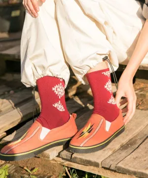 Geometric Pattern Socks 23-25cm