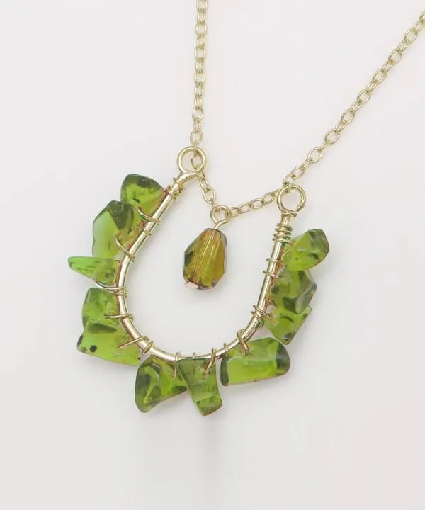 Glass Charm Necklace