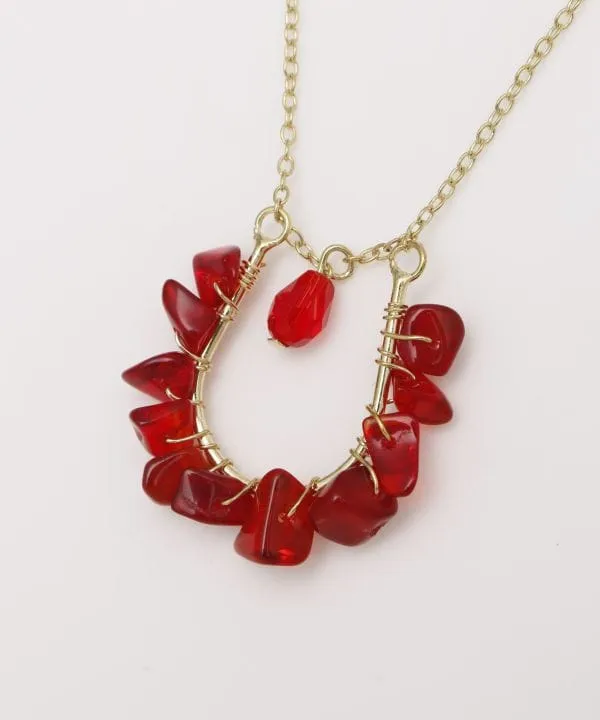 Glass Charm Necklace