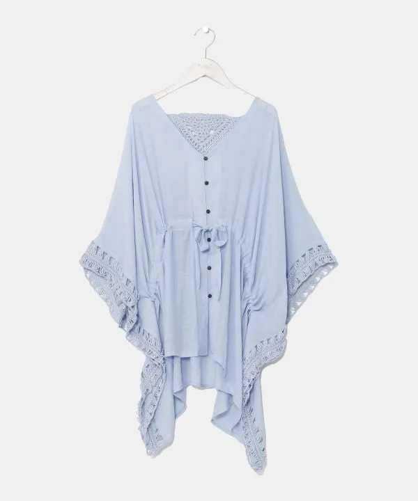 Hand Crochet Convertible Top Cardigan