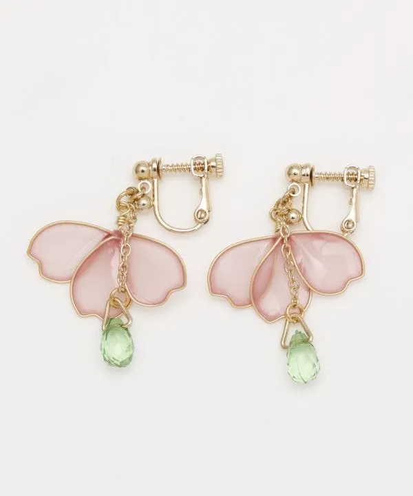HARU-NISHIKI Sakura Clip Earrings