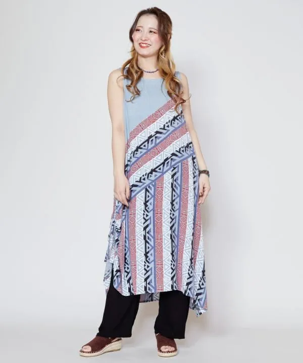 Imigongo Sleeveless Dress