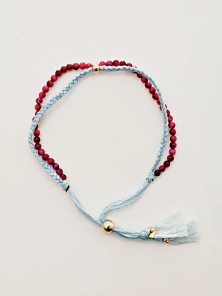 INDIGO Dye Hemp Cotton Bracelet