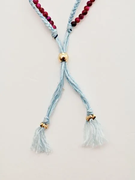 INDIGO Dye Hemp Cotton Bracelet