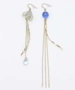 Jellyfish Asymmetrical Earrings