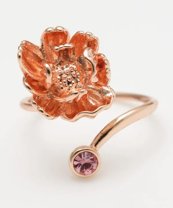 KAN-NAGI Flower Dew Ring