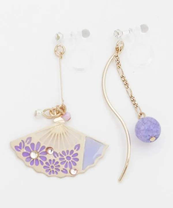 KISSHO Auspicious Clip Earrings