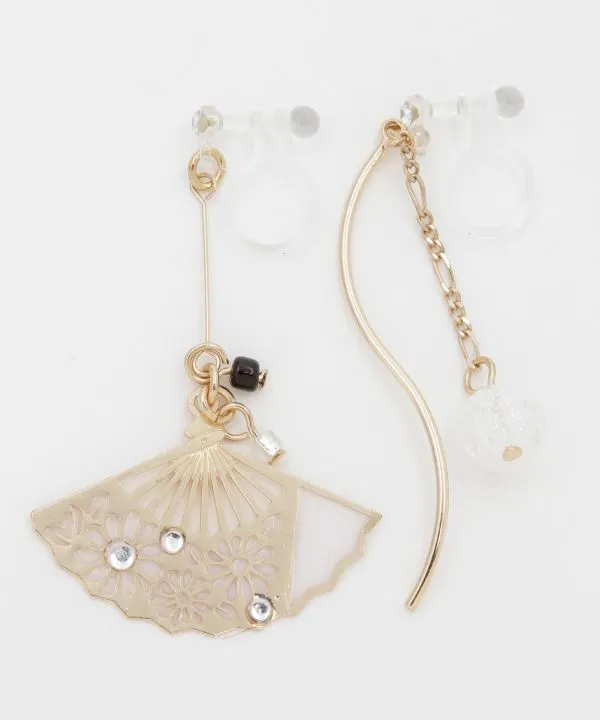 KISSHO Auspicious Clip Earrings