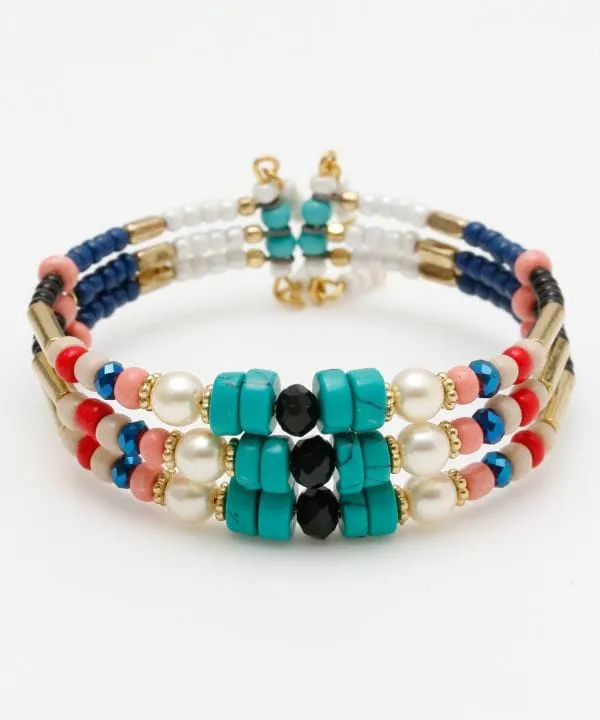 Layered Beaded Bangle