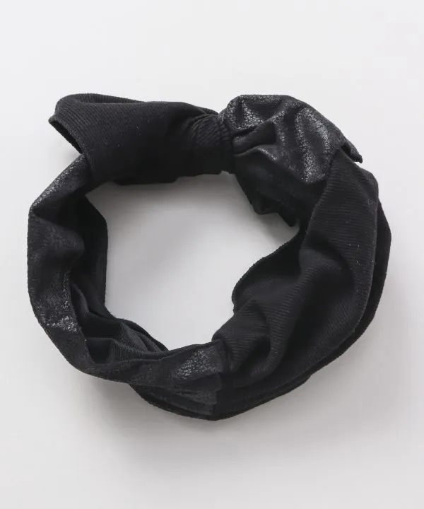 Leathery Ribbon Headband