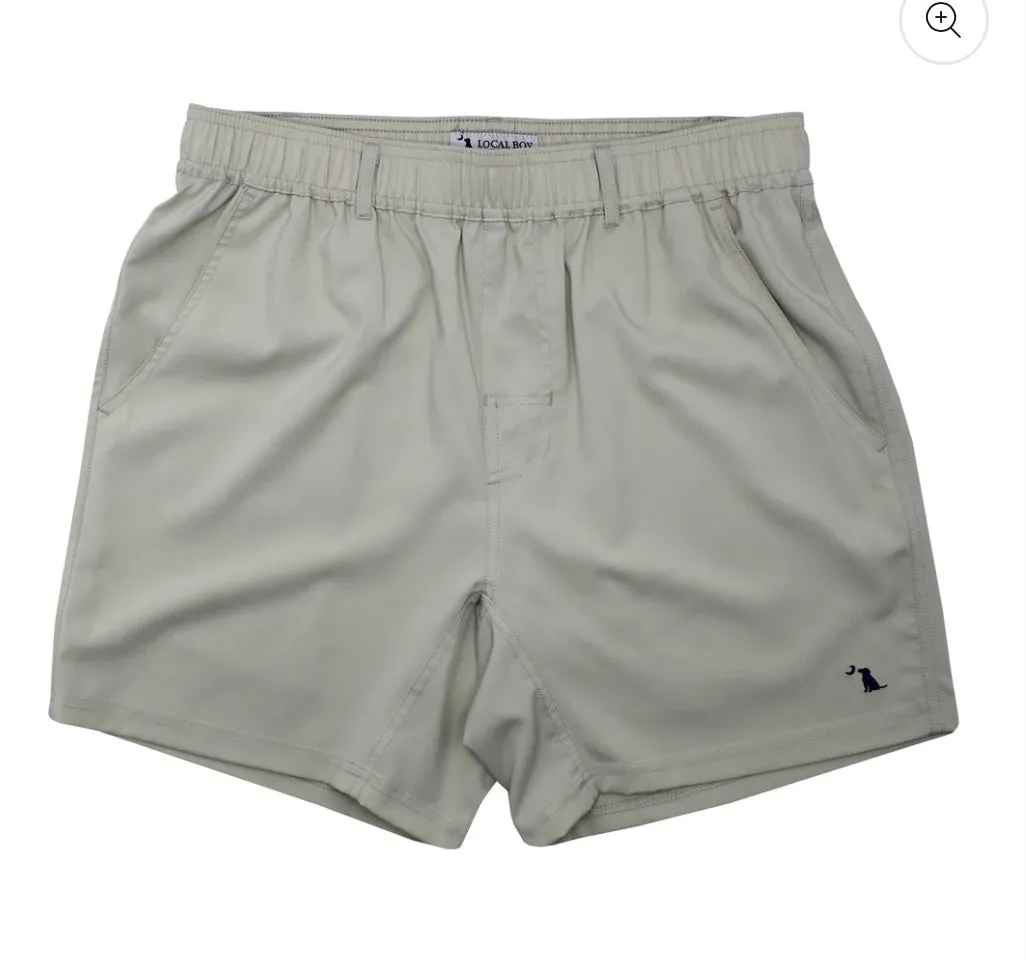 Local Boy: Cool Grey volley Shorts