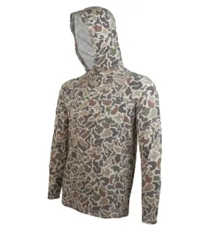Local boy HEATHER BLEND HOODIE T-SHIRT IN LOCALFLAGE