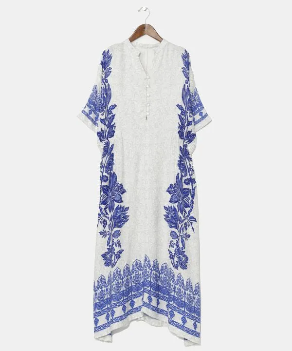 Lotus Pattern Bohemian Dress