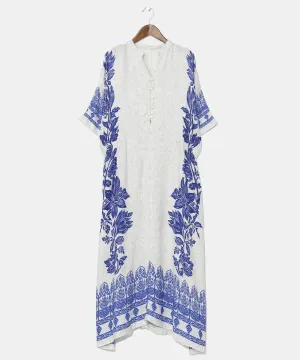 Lotus Pattern Bohemian Dress
