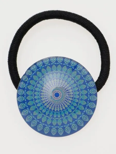 Mandala Charm Hair Tie