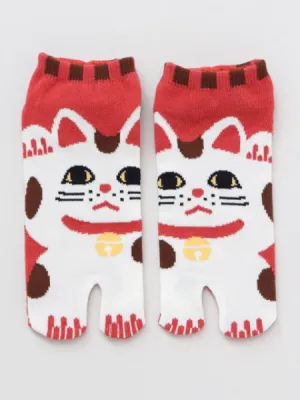 MANEKINEKO Ankle TABI Socks 23??25cm