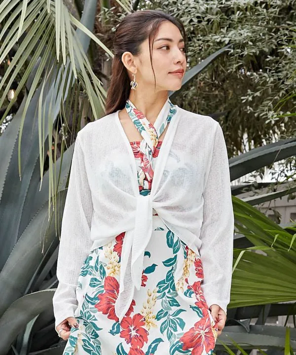 Maomao Sheer Short Cardigan