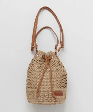 Mesh Drawstring Shoulder Bag