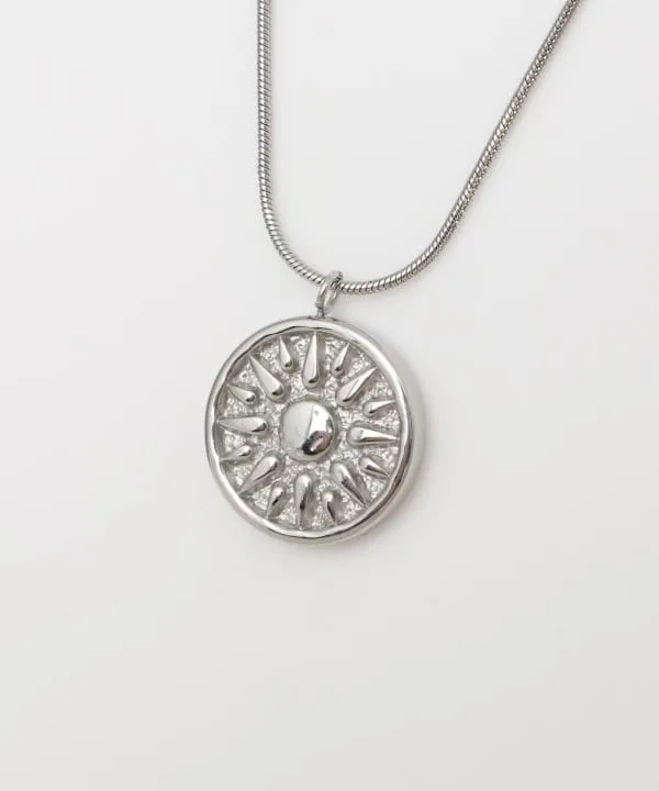 Minimalist Sun Pendant Necklace