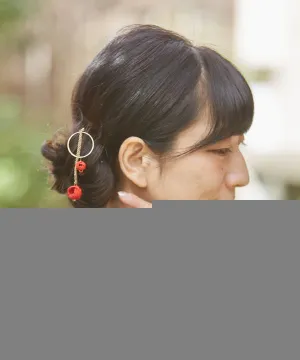 MIZUHIKI AWAJI Knot Ball KANZASHI Hair Stick