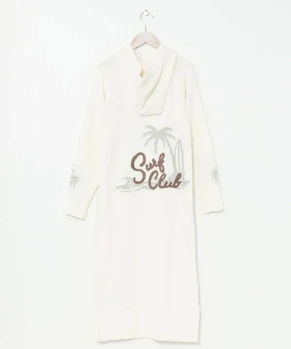 Mole Knit Hoodie Dress