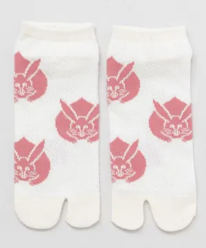 Moss Stitch TABI Socks 23-25cm - USAGI