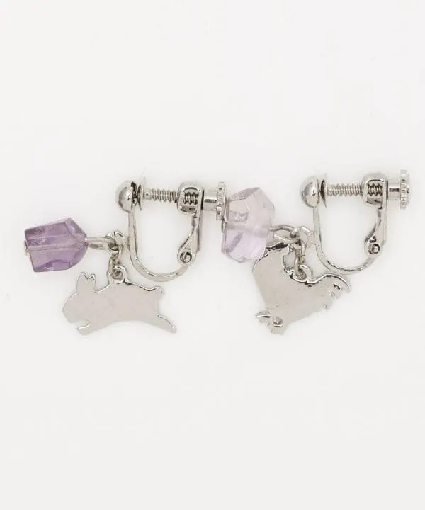 MUKAI-ETO Zodiac Clip Earrings