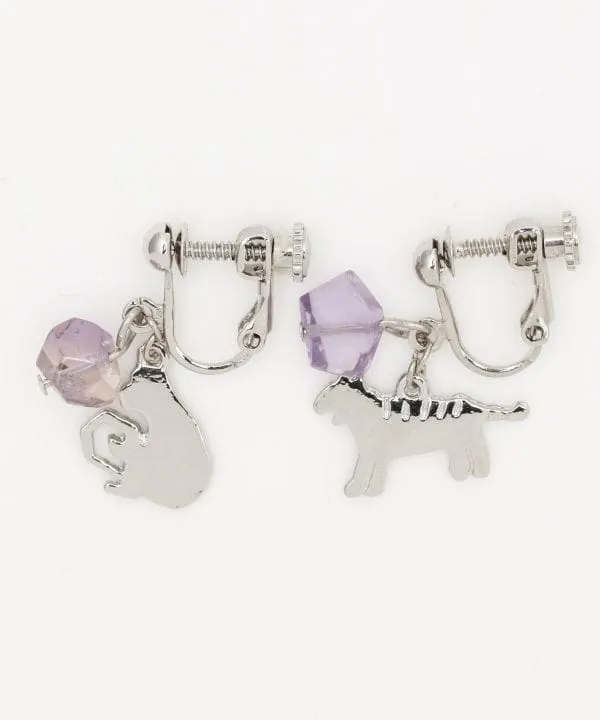 MUKAI-ETO Zodiac Clip Earrings